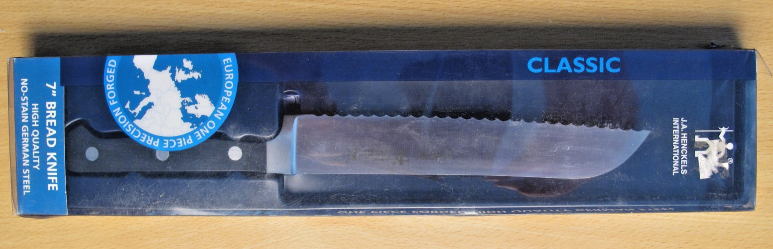 HENCKELS Classic Razor-Sharp 7-inch Bread Knife, Cake Knife, German New Open BOX
