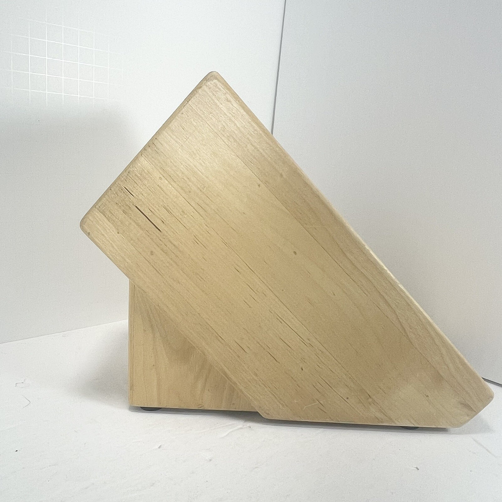 J.A. Henckles Twins Zwillings 9 Slot Pine Wood Kitchen Knife Block Storage