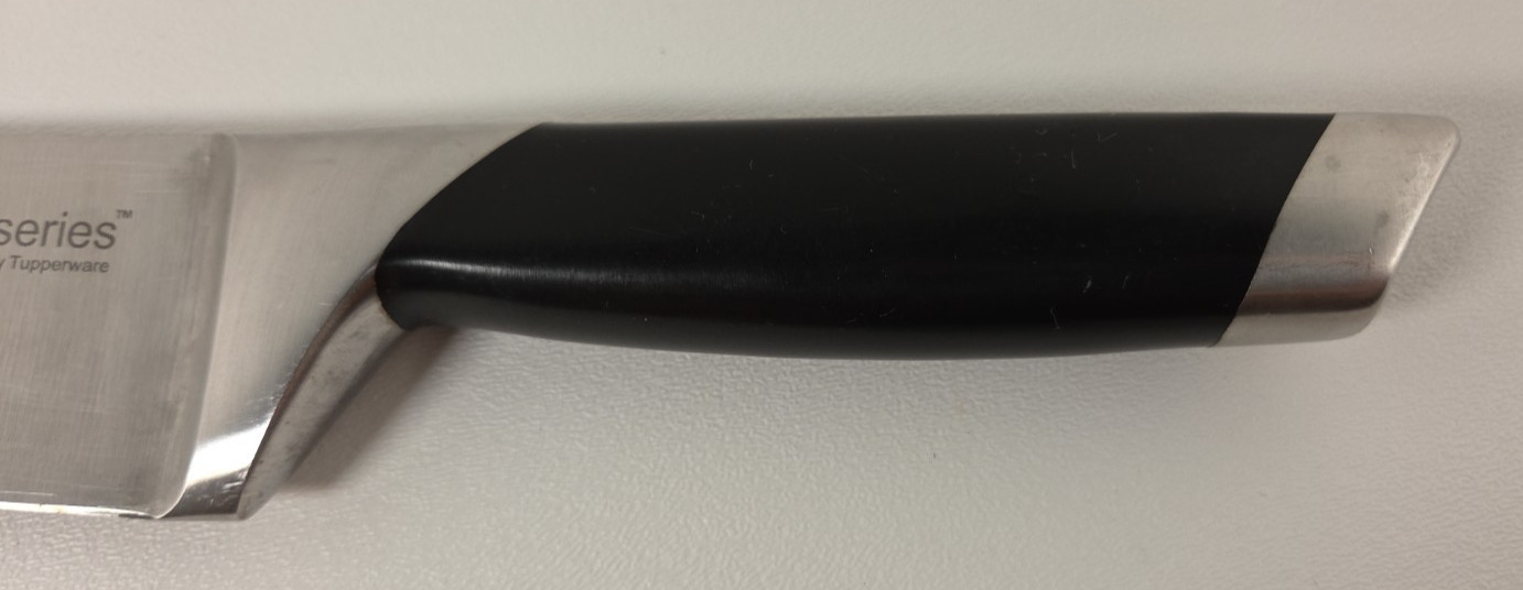 Tupperware Chef Series Pro 8″ Chefs Knife Hand Polished Japanese Stainless Steel