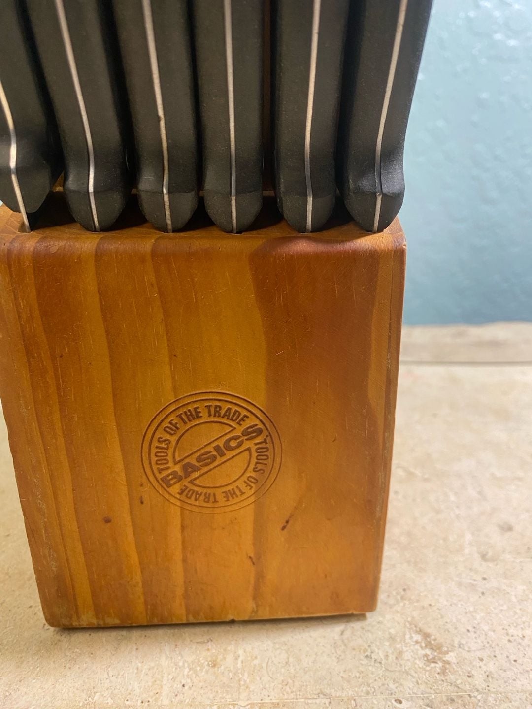 Tools of the Trade Basics 12-Piece Knife Block Set