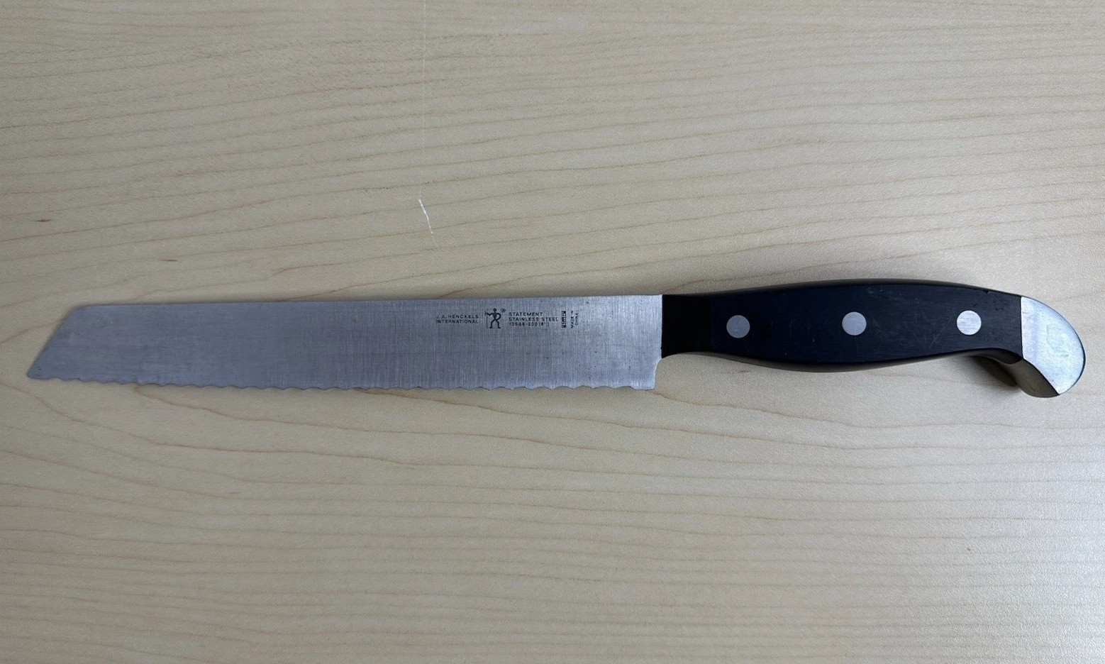 Henckels STATEMENT Stainless Steel 8″ BREAD Knife 13546-203 China