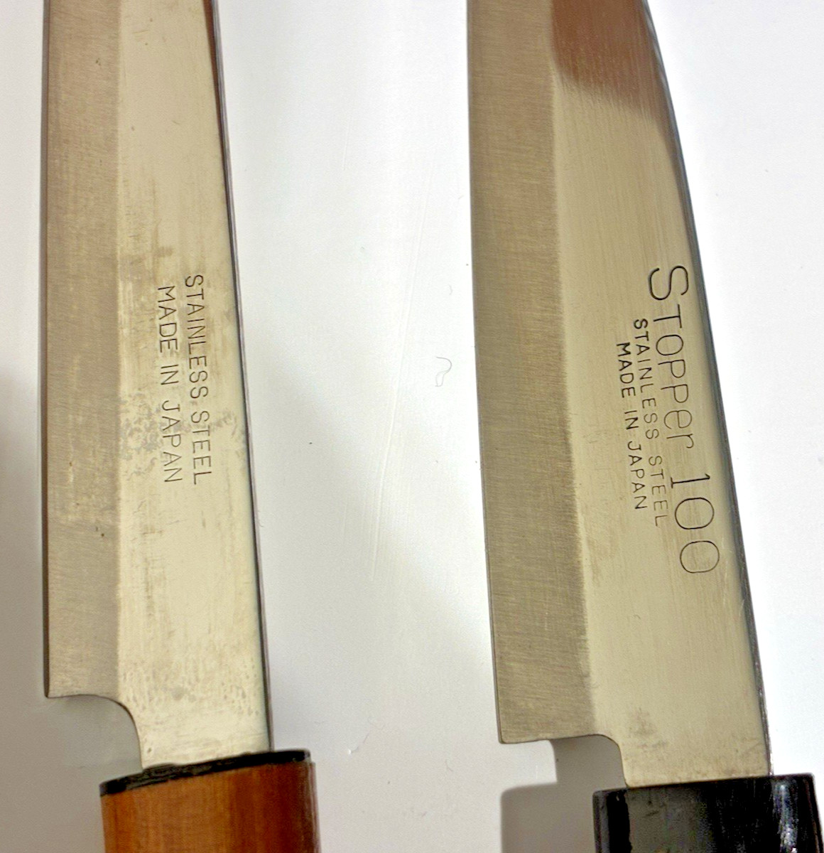 VTG Japanese Paring Knife Set Wood Sheaths – Stopper 100 & Liberty House Hawaii