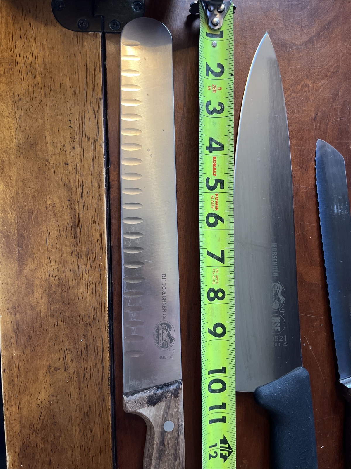 Lot of 4 Forschner Victorinox Knives Models 49010 40521 40048 4065 NICE SHARP!