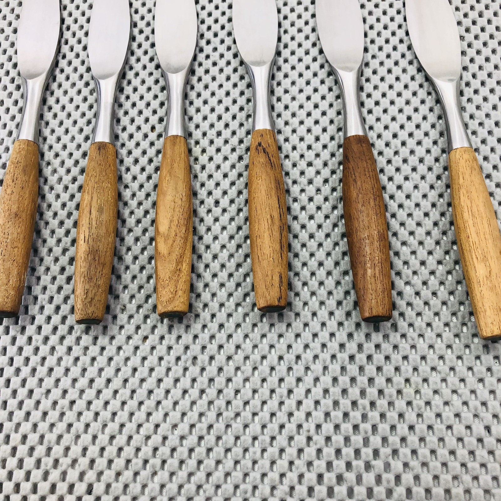 DANSK Designs Fjord JHQ Set/6 Steak Knife Stainless – VTG Germany Teak Quistgaar
