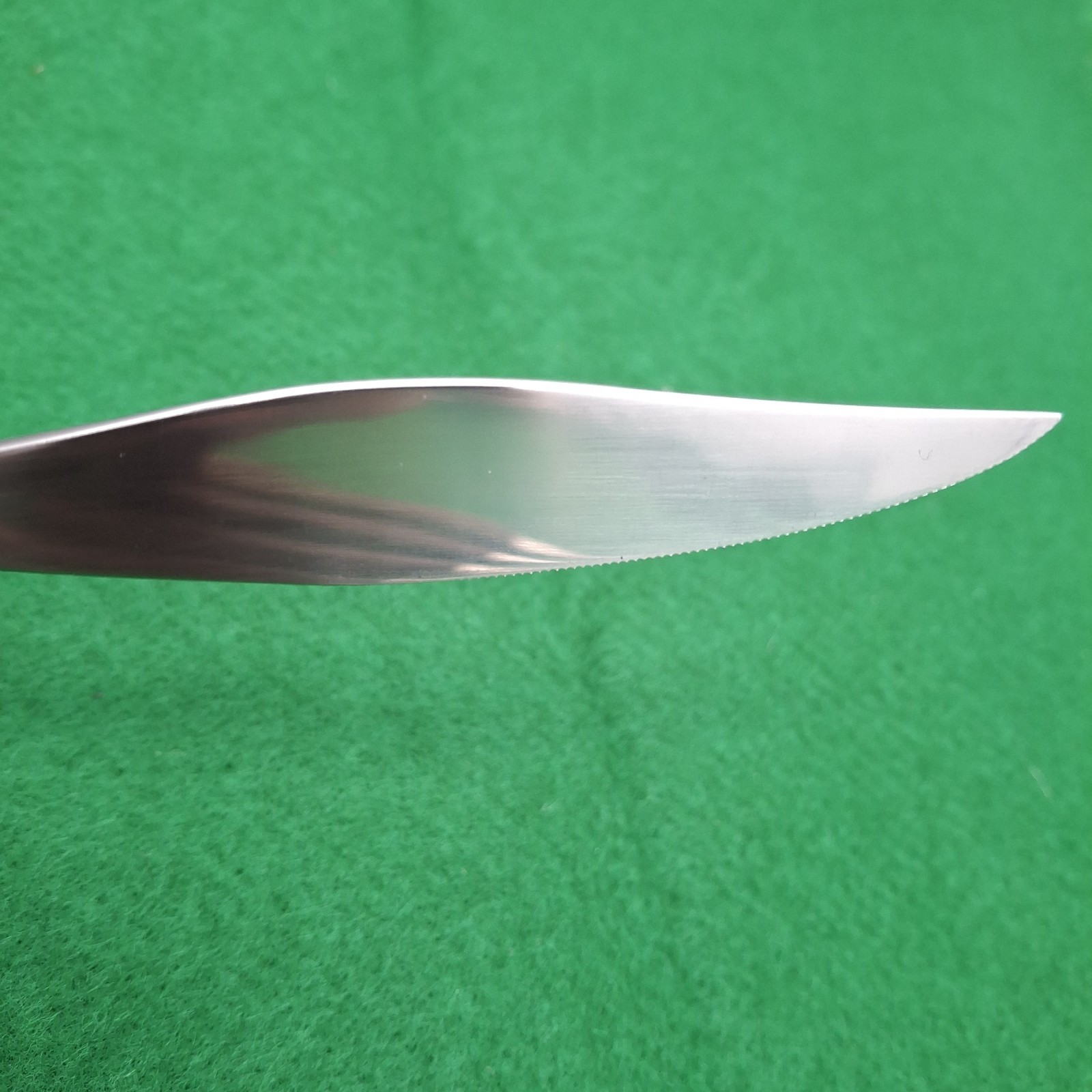 Fleetwood Designer Steak Knife Set Of 6 Danish Mid Century Modern Teak Stainless