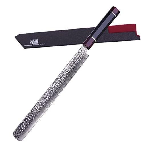Eternity Series Brisket Slicing Knife with ABS Sheath, Sharp 12″ brisket knife