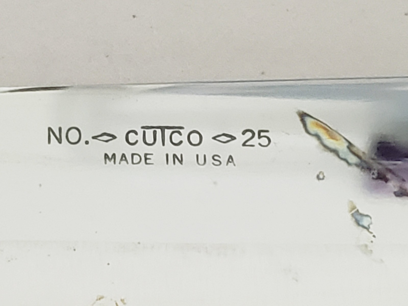 Cutco Lot of 3 Knives No 22 23 25 Butcher Carving Knife USA Made Brown Handles