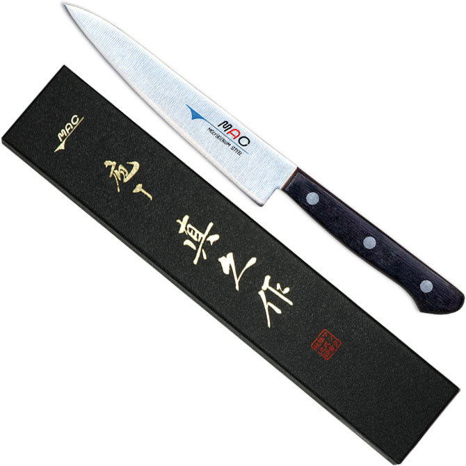 Japanese MAC HB-55 Chef Series 5-1/2″ Blade Utility Paring Knife, Made in Japan