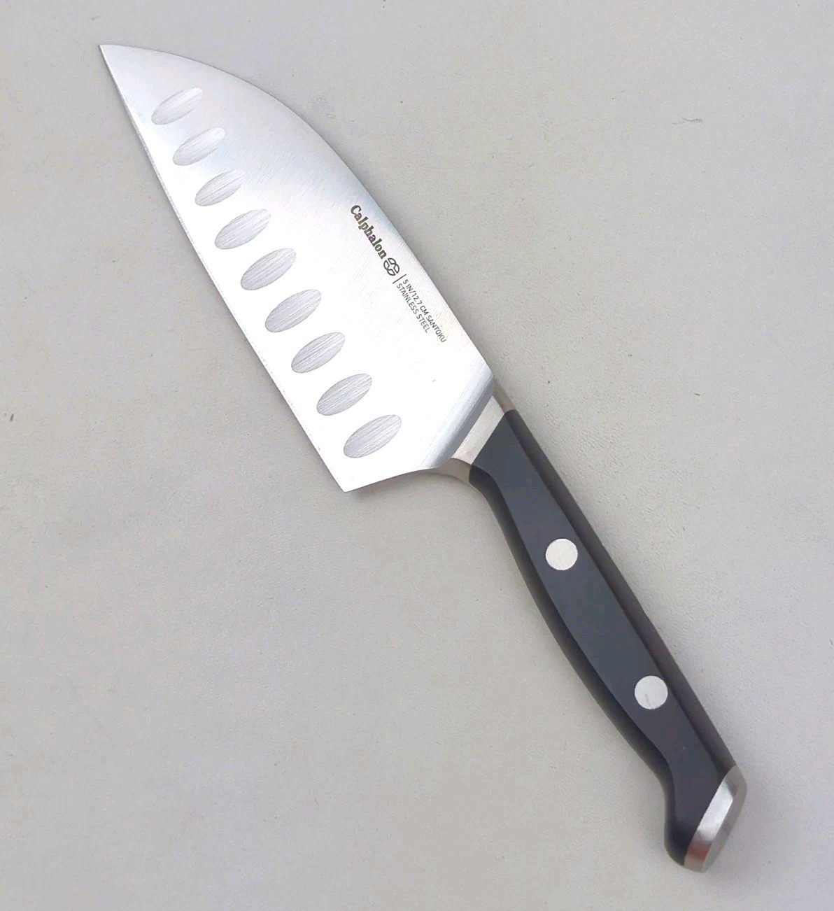 PREMIER by Calphalon 5″ SANTOKU Knife, Dual-Rivet Handle, NEW Style, KN0005E
