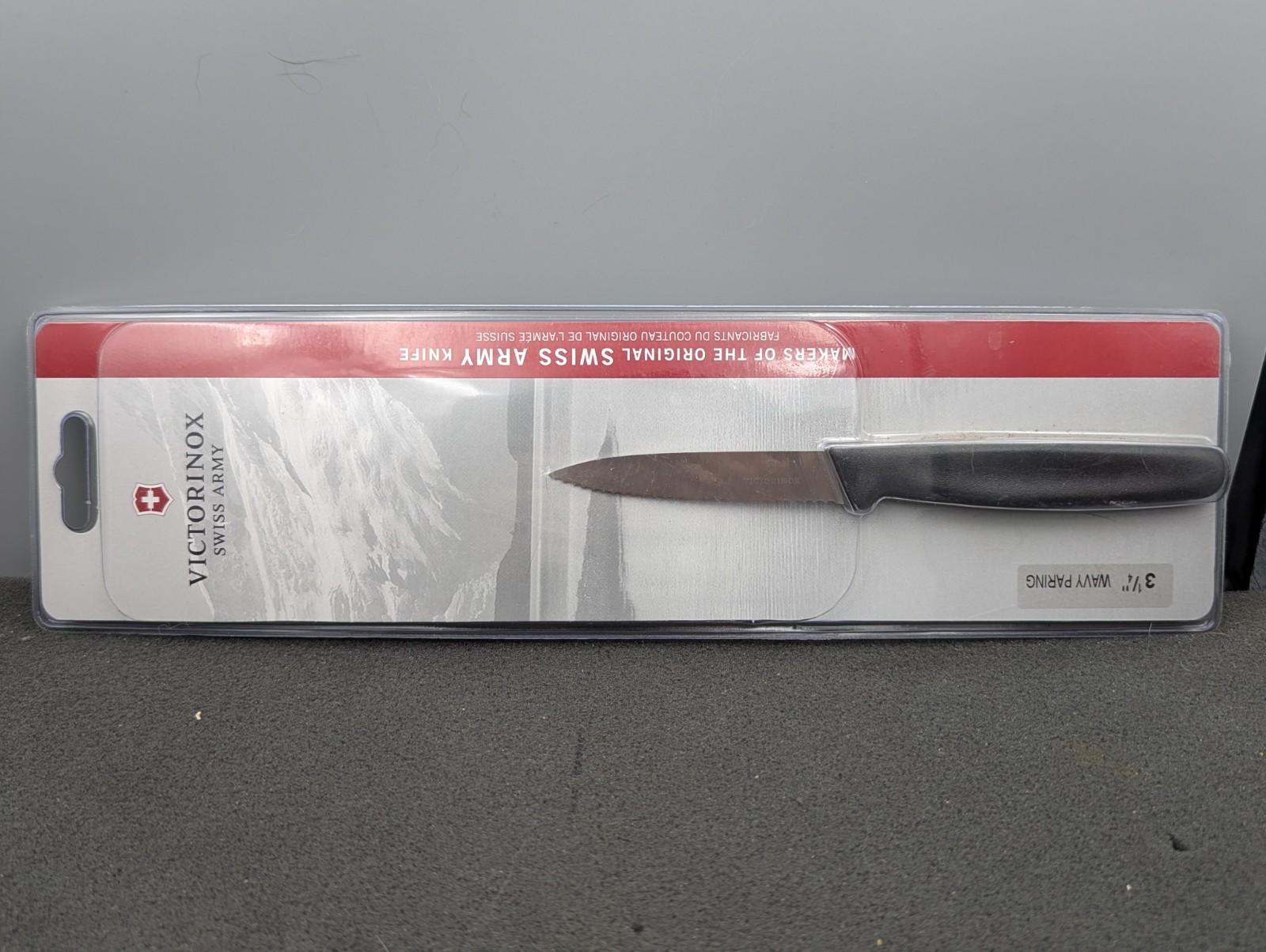 Victorinox Wavy Paring Knife Swiss Army 3 1/4″ Mirror Polished Finish – NEW