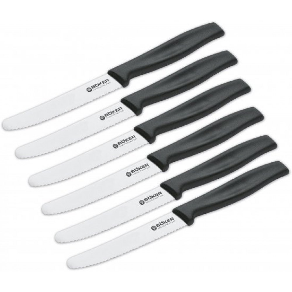 BÖKER SOLINGEN Set of 6 Colorful Utility Knives – Featherweight – German Made
