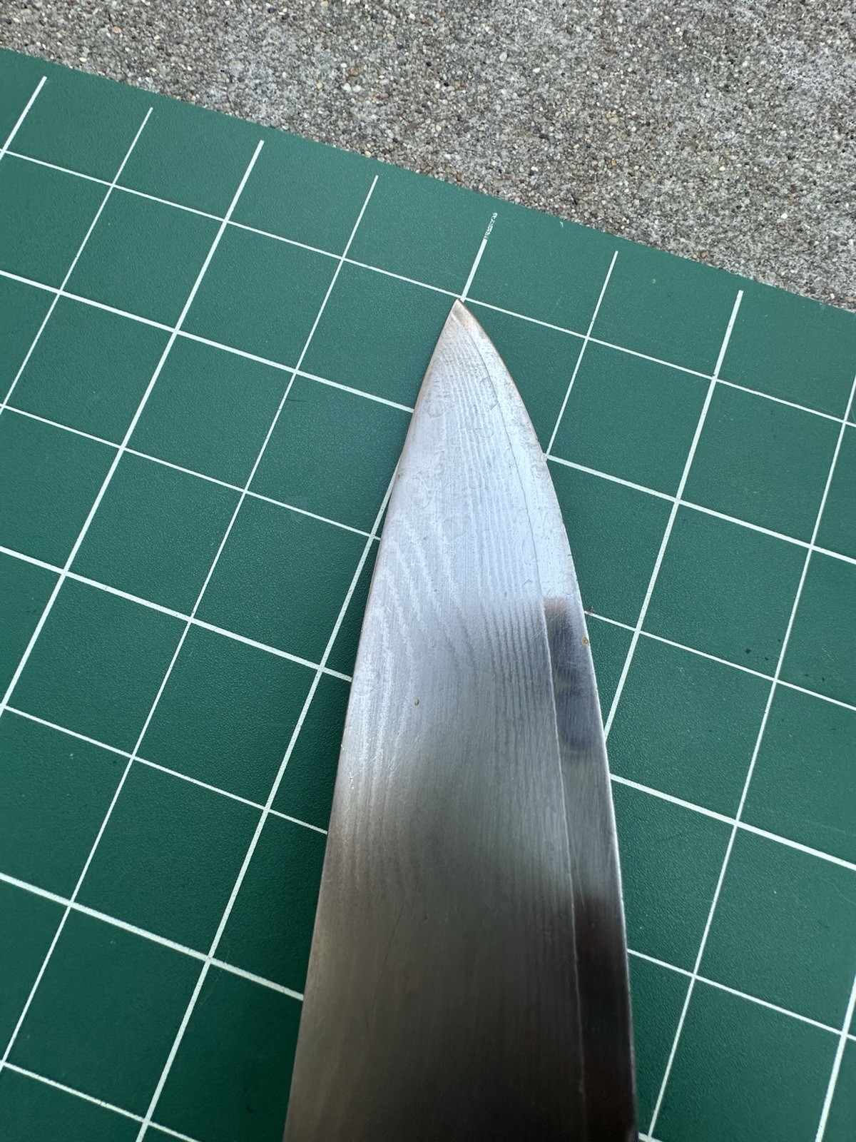 Lot Of 2 KAI SHUN DM-0707 & DM- 0723 Cobalt M.V.Steel 10.5” & 6” Damascus Knife
