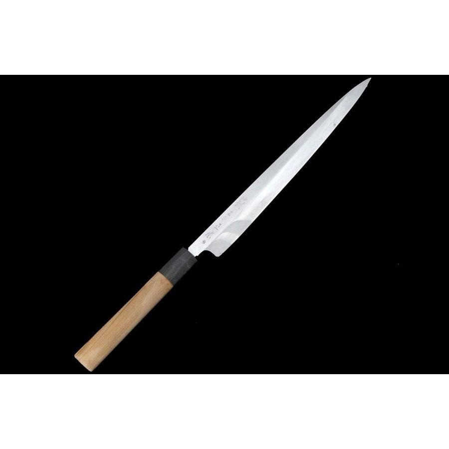 Tsukiji Masamoto Fugu Hiki Knife 300mm (11.8″) Hon Yaki Pure Steel Ho Wood Used