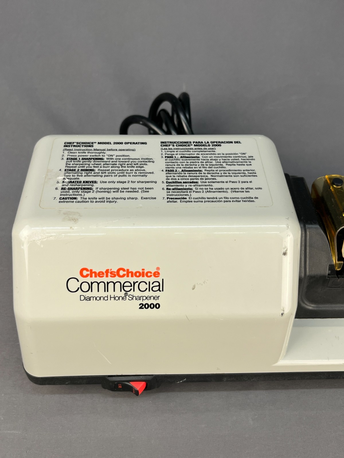 Chef’s Choice – Commercial Diamond Hone Electric Knife Sharpener – Model 2000