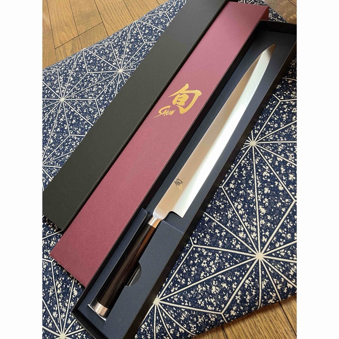 Kai Corporation knife, Shun, Yanagiba, 30cm, box included Straight Silver