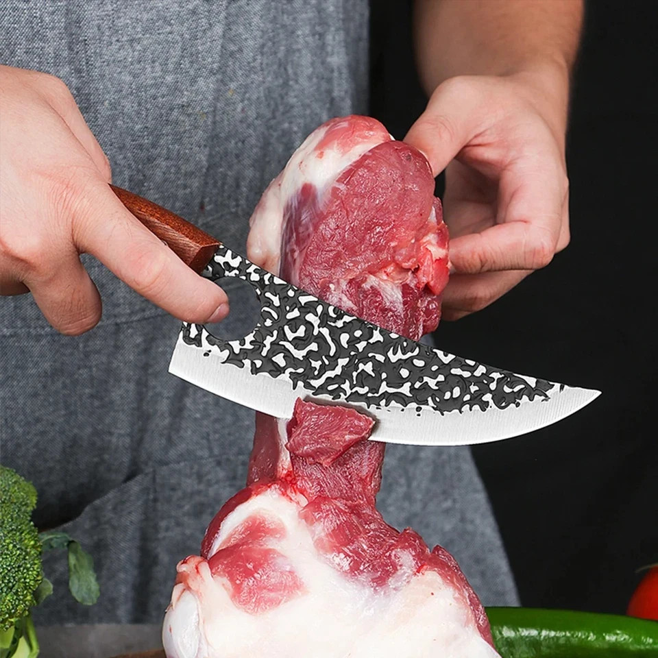 Premium Chef Knife. Japanese Steel Kitchen Knives for Balance & Control