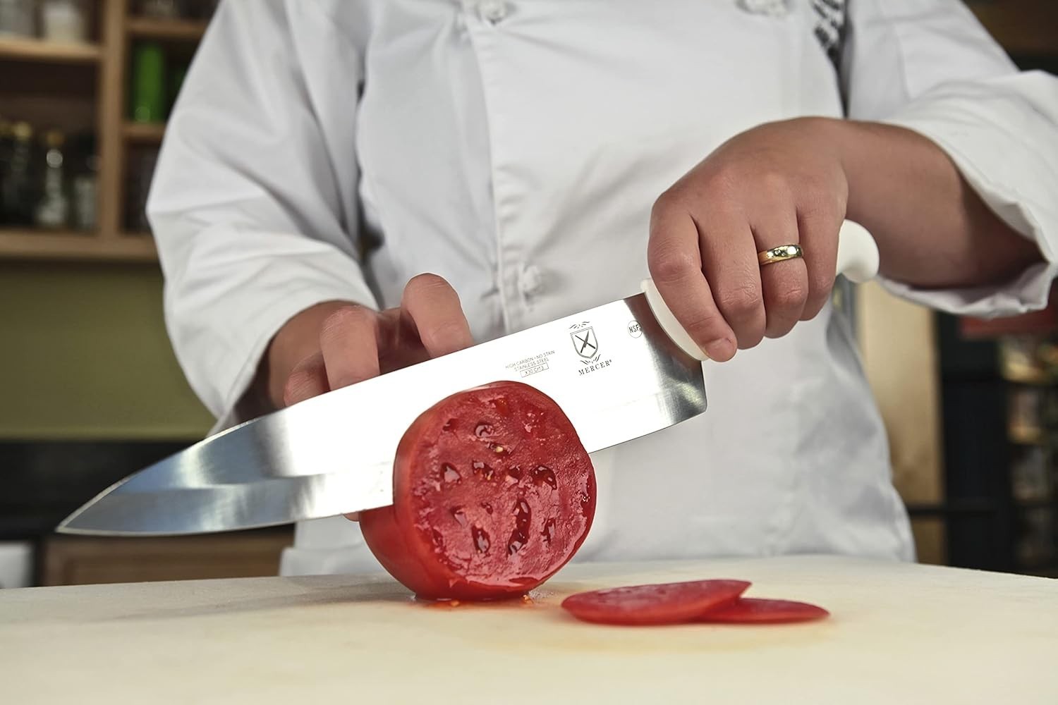 Ultimate White 8-Inch Chef’s Knife – Superior Craftsmanship for Home Cooks