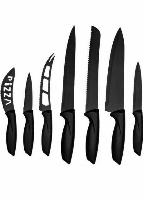 Lux Decor Collection Stainless Steel Knife Set – 7 Piece