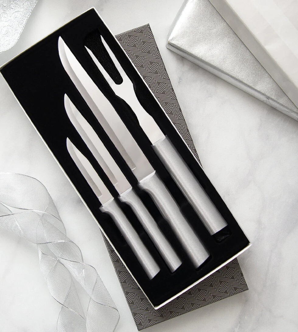Rada Cutlery Gift set S3c w/4 pc Carving Fork, Slicer, Steak & Paring Knives NEW