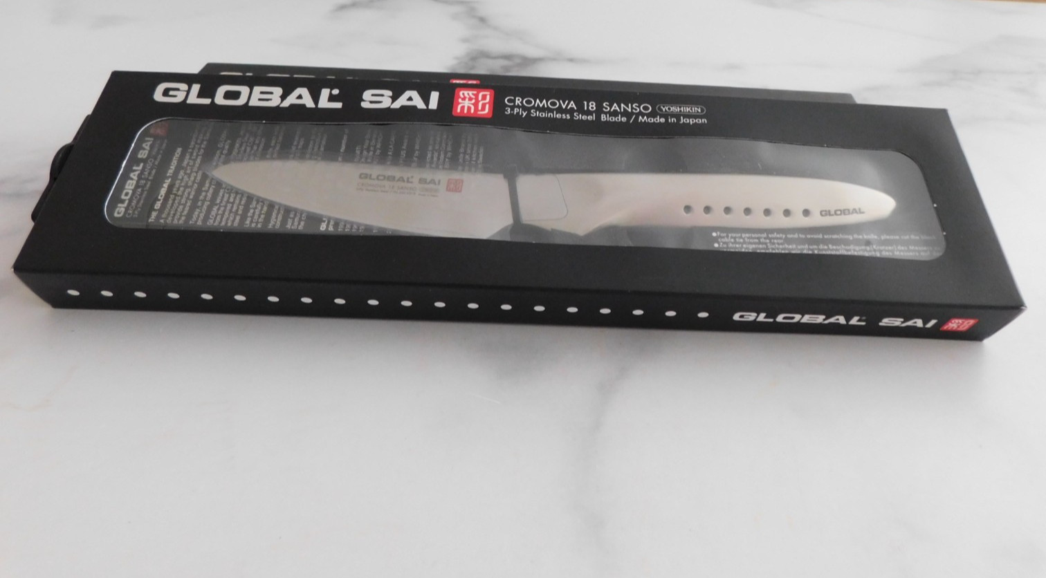 Global SAI Japanese 3.5-Inch Paring Knife, SAI-S01R – NEW