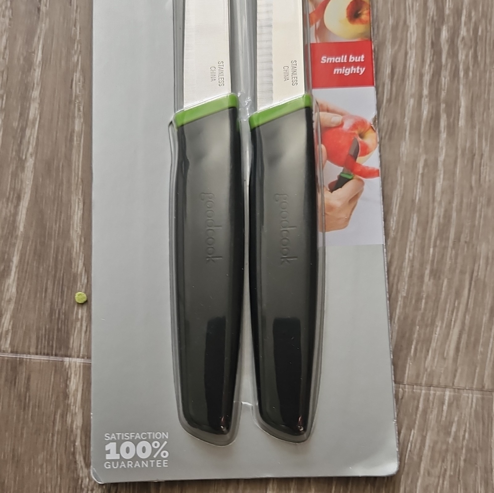 GoodCook Touch 2pc Paring & Peeling Knives 3in Straight Edge, Contoured Grip