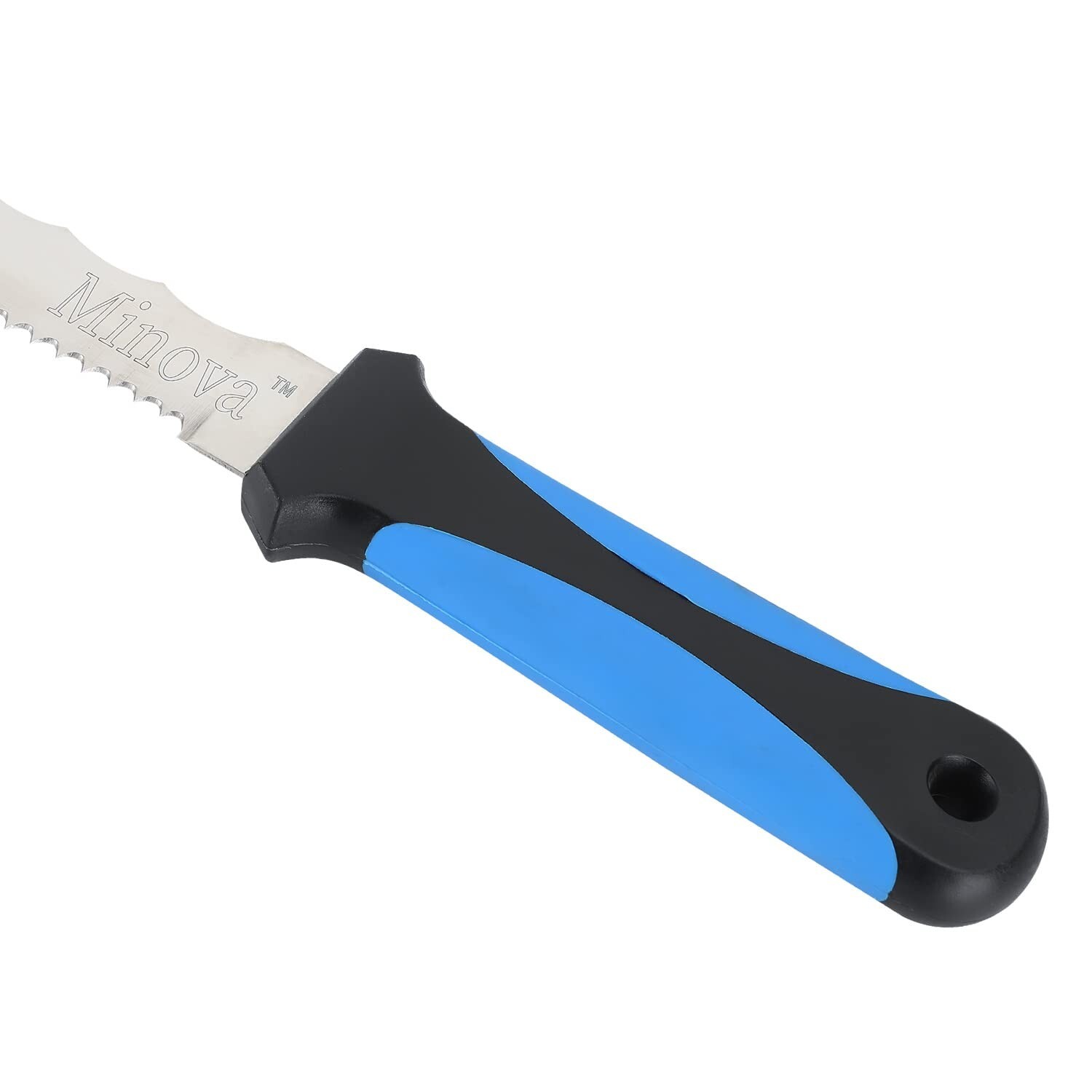 MINOVA Insulation Knife with Sheath Stainless Steel Blade 11” Double Sided