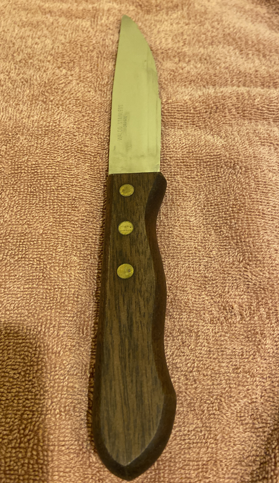 Walco Steak Knife Serrated Stainless Steel Folks Folly-Memphis, Tn.New Old Stock
