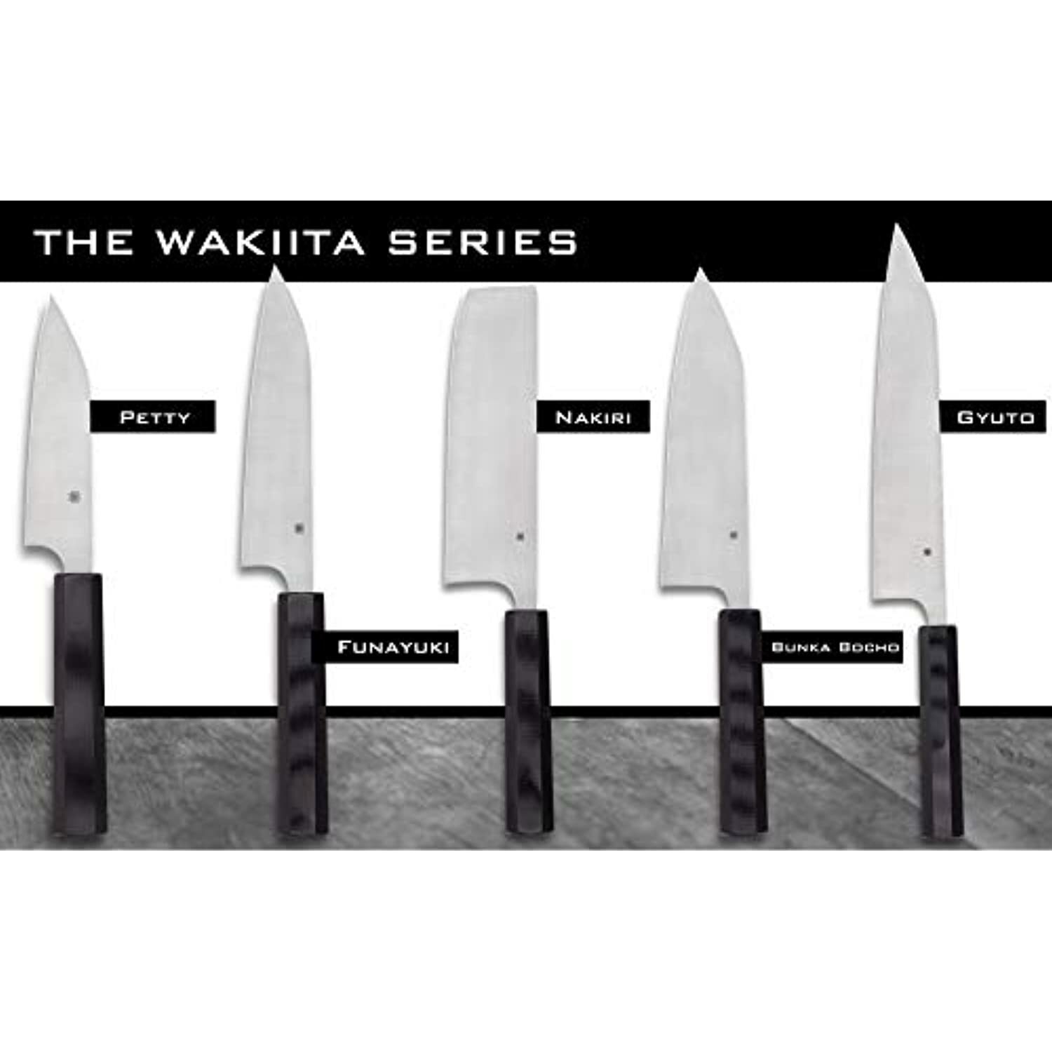 Spyderco Wakiita Funayuki Premium Kitchen Knife with 6.28″ CTS BD1N Stainless