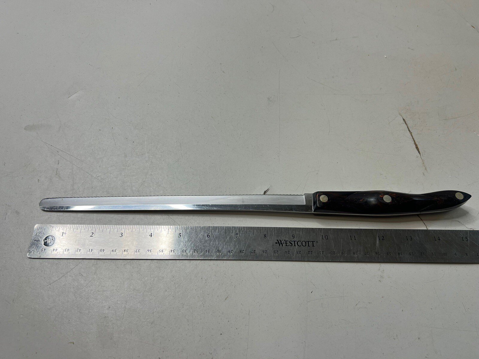 Vintage Cutco Bread Slicer Serrated Blade Knife 1724,Pat.No.3122774