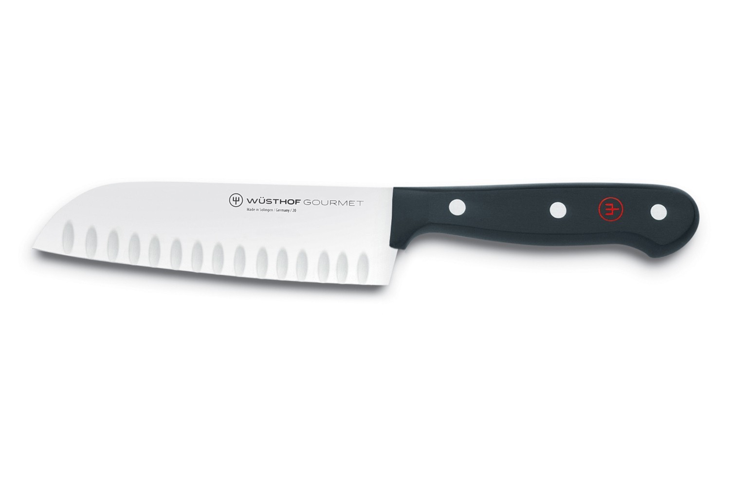 NEW! Wusthof Gourmet 5″ Hollow Edge Santoku Chef Knife 4188 /14cm (1025046014)