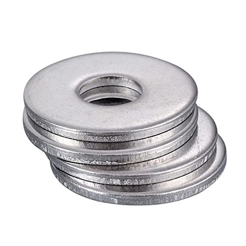 M8 Fender Washer Silver 8mm ID 24mm OD Pack of 50 Hardware