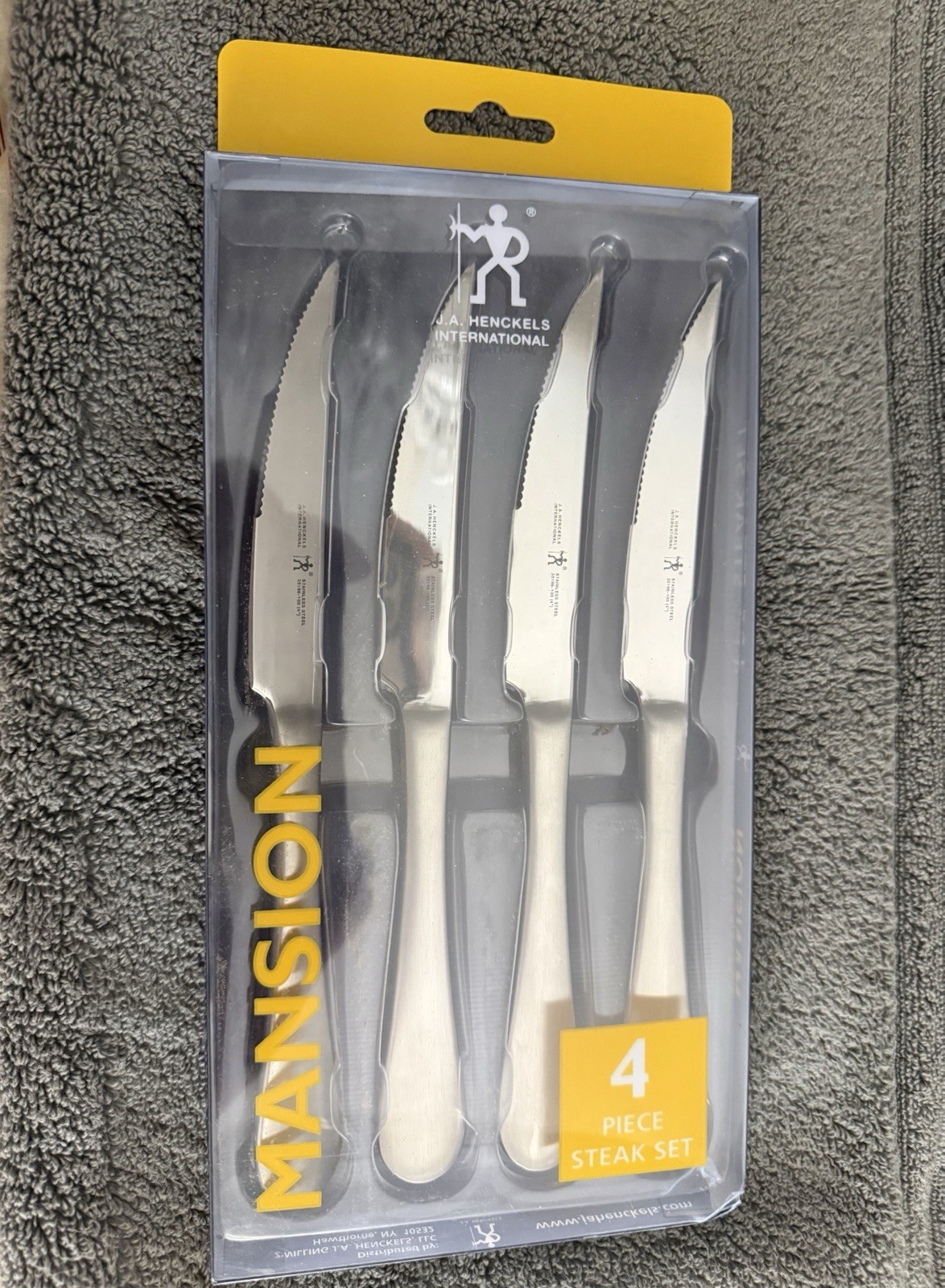 J.A. HENCKLES MANSION STEAK KNIFE SET Of 4
