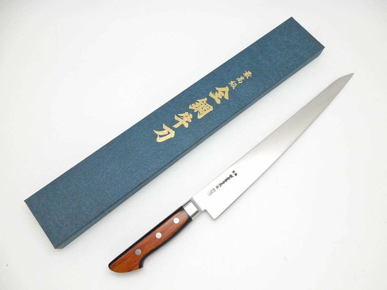 Yoshihiro Hi-Carbon Japan Steel(SK-4), HGB Series Sujihiki Knife 300 mm/11.8″
