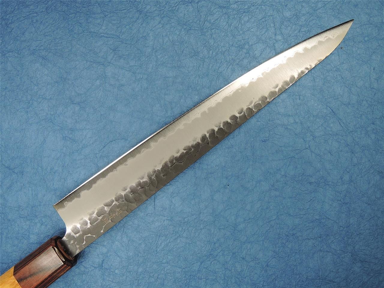 Sakai Takayuki Aogami Super Kurouchi Tsuchime Wa-Sujihiki 240mm Japanese Knife