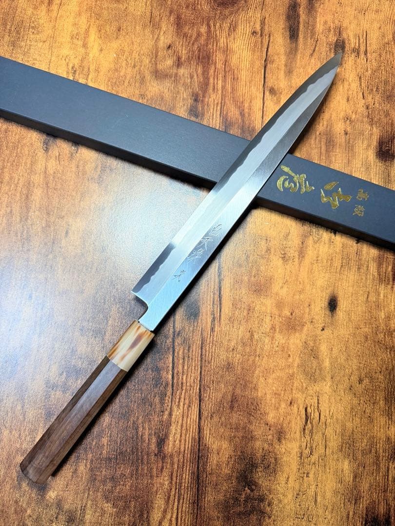 Koichi Morimoto Sashimi Knife Left-Handed Blue Steel 30.5cm