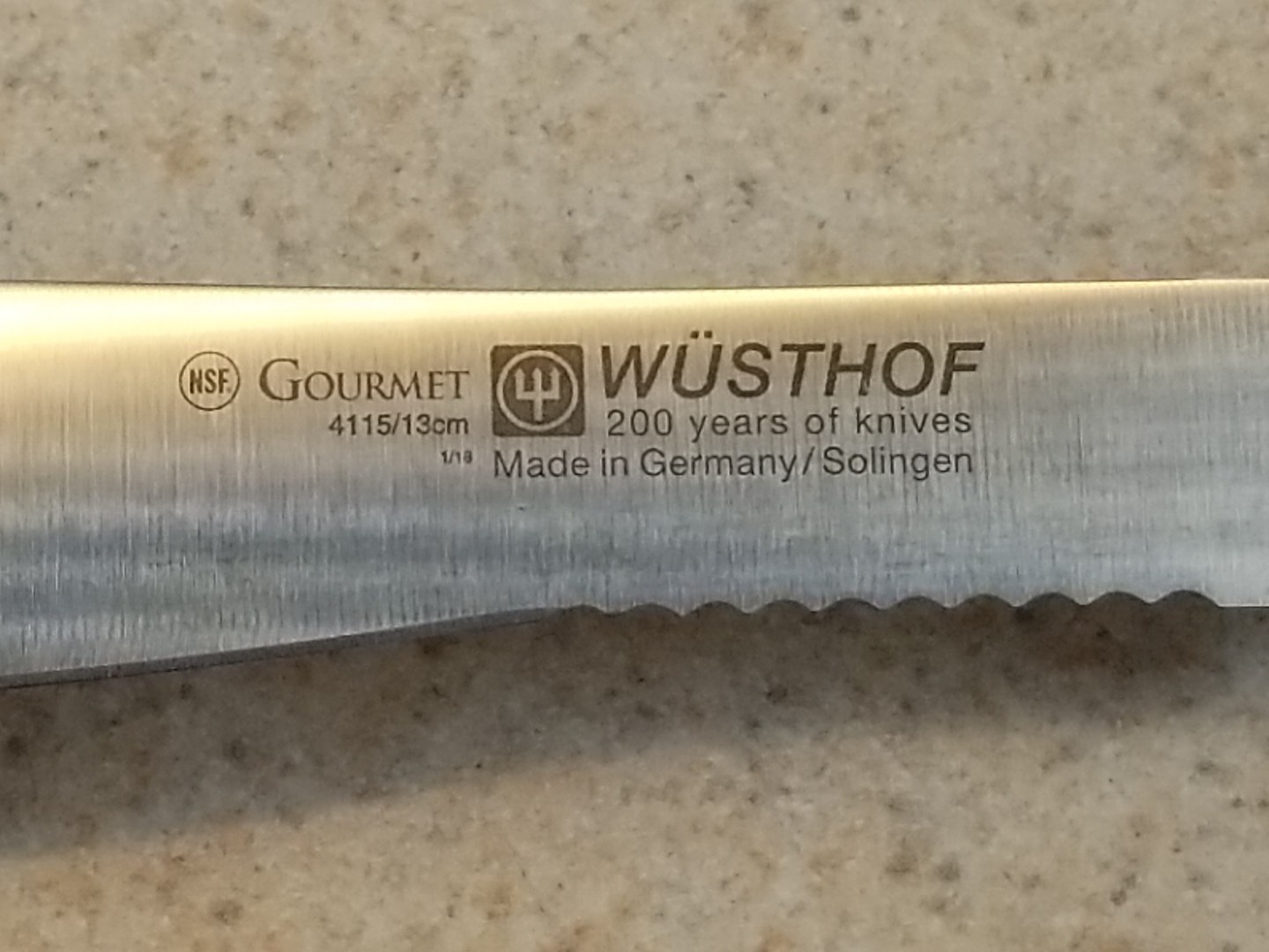Wusthof Gourmet Burger Knife #4115/13cm Made in Germany Great Condition