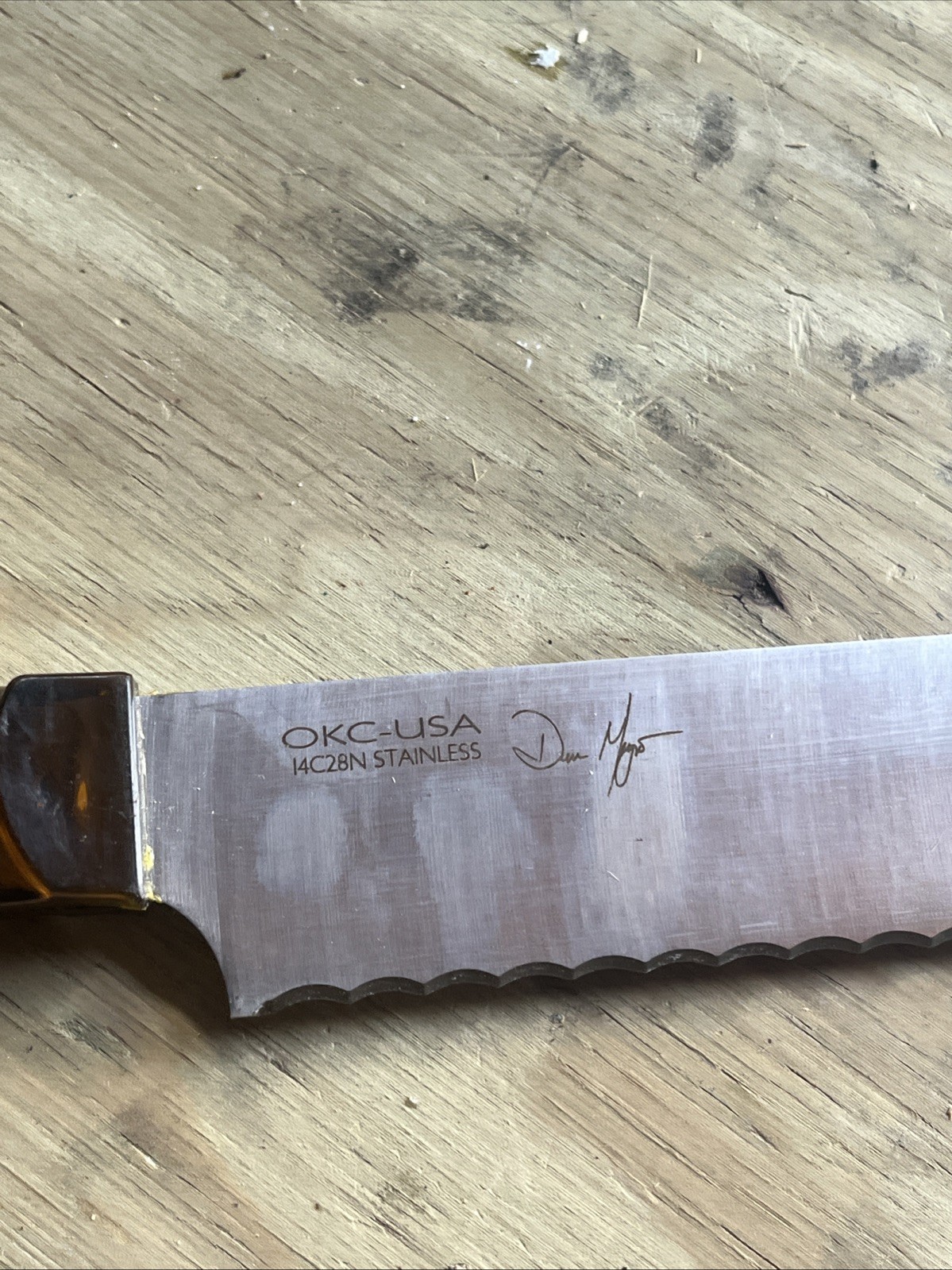OKC Ontario Agilite 14C28N Utility Chefs Knife 9.35″ Made in USA