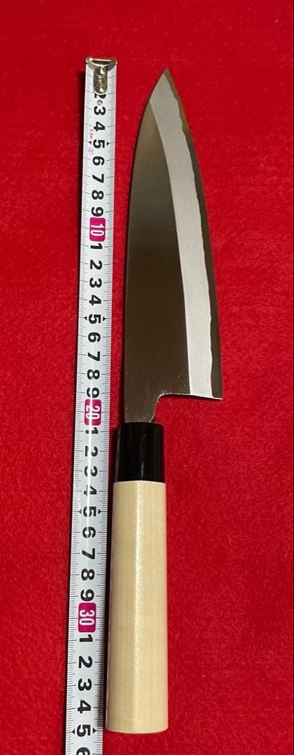 Boat Japanese Single-Edge Santoku Knife, 210mm, Handmade, Japanese Made