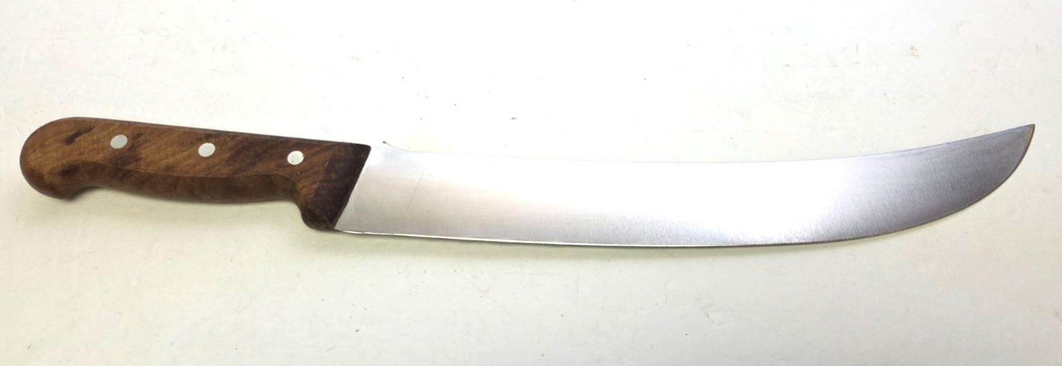 Vintage R.H. Forschner Victorinox 403-12 12″ Wood Handle Butcher Knife – CLEAN!
