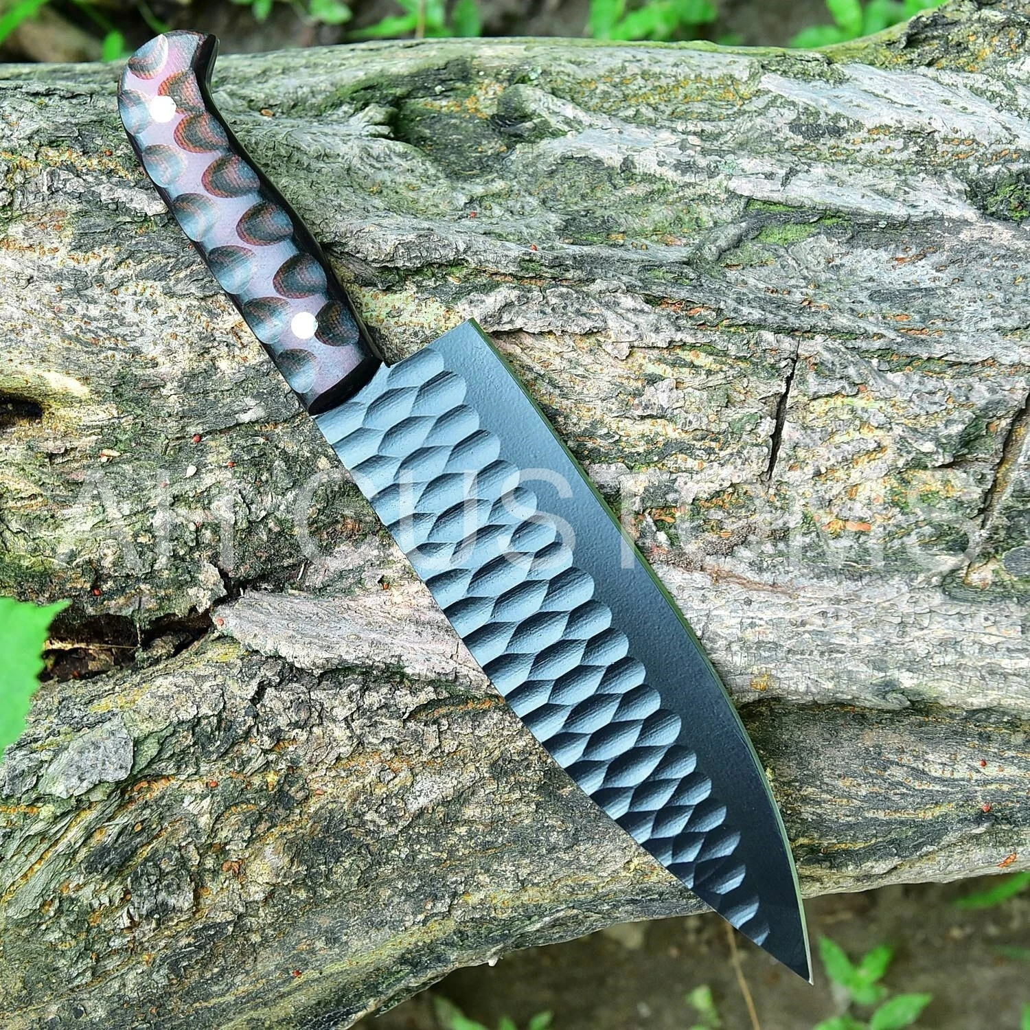 CUSTOM HAND MADE FORGE HIGH CARBON STEEL UTILITY KITCHEN CHEF KNIFE HH 2362