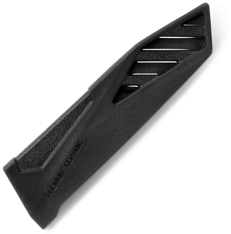 Rapala Utility Fixed Knife 3.75″ Ceramic Drop Point Blade Black Rubber Handle
