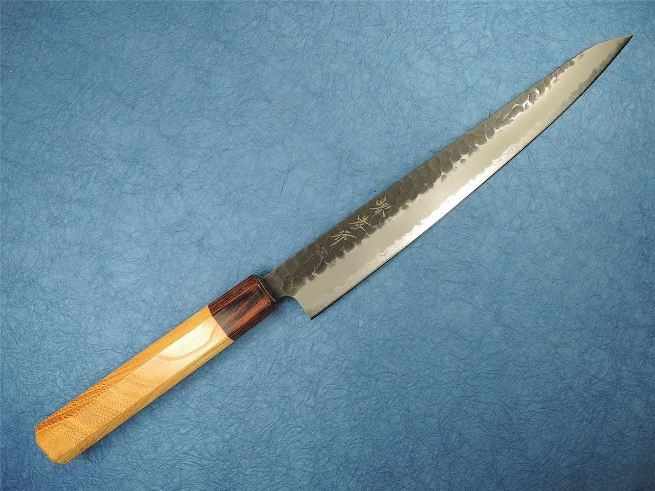 Sakai Takayuki Aogami Super Kurouchi Tsuchime Wa-Sujihiki 240mm Japanese Knife