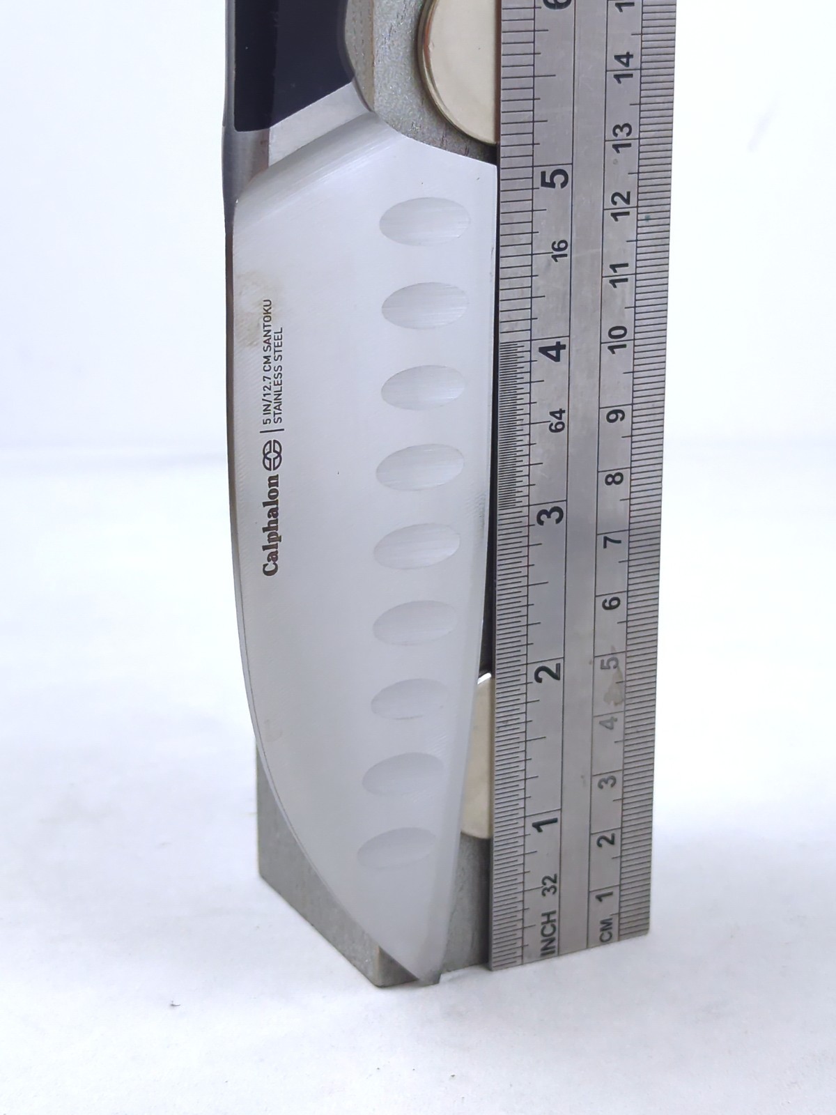 PREMIER by Calphalon 5″ SANTOKU Knife, Dual-Rivet Handle, NEW Style, KN0005E