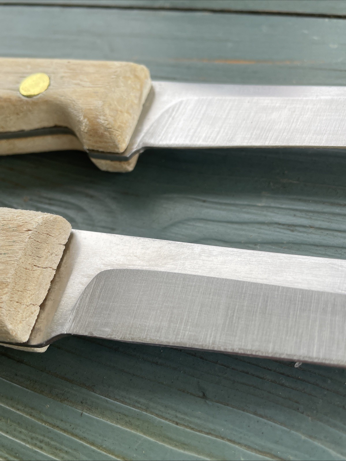 Vintage Chicago Cutlery 61S 6” & 66S 8″ Stainless Blade Carving Slicing Knives