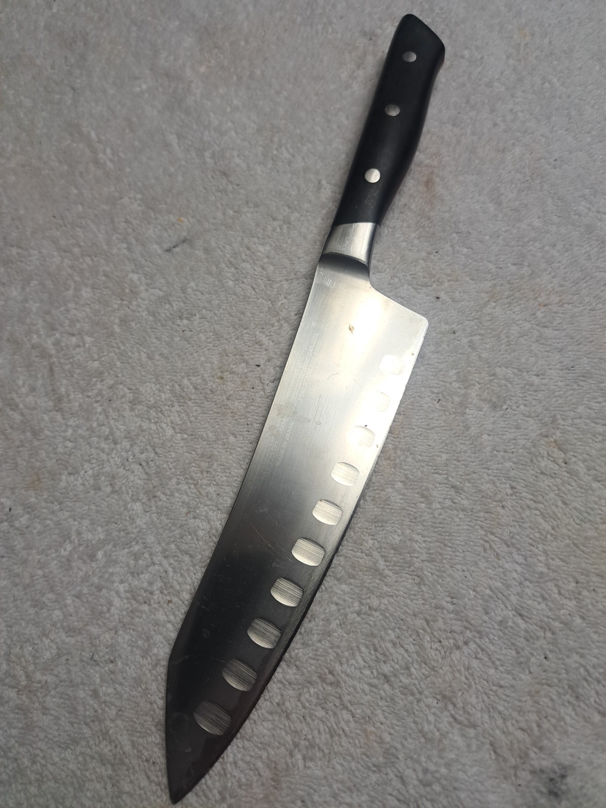 MIYABI 400 FC Rocking Santoku 7 in(18cm) Weight 200g,34018-180 JAPAN