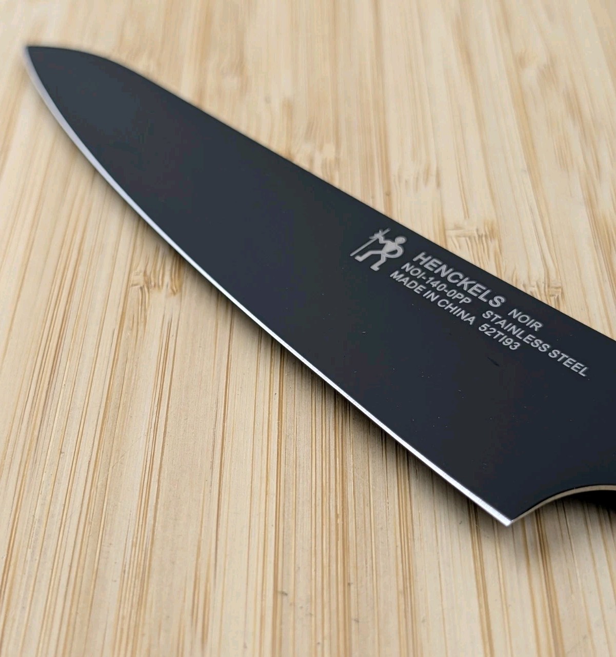 Henckels NOIR 5.5-in PREP Knife, BLACK Stainless Blade & ABS Handle, NOI-140-0PP