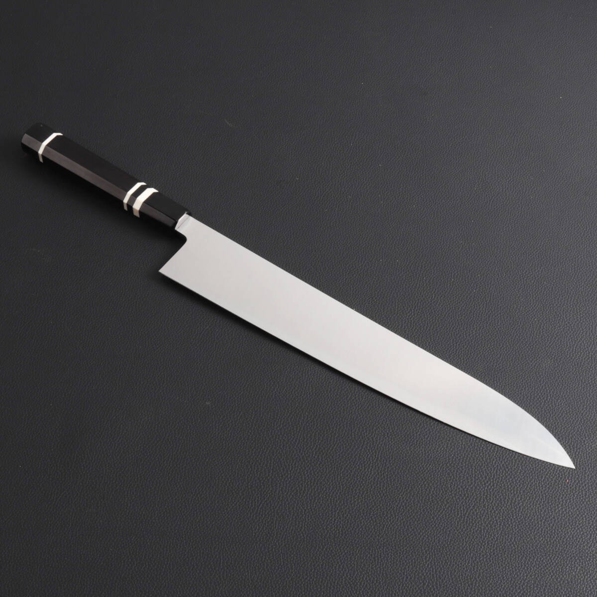 Bonsei Knives Daigyutto Sashimi Knife Double Edged Japanese Steel Used