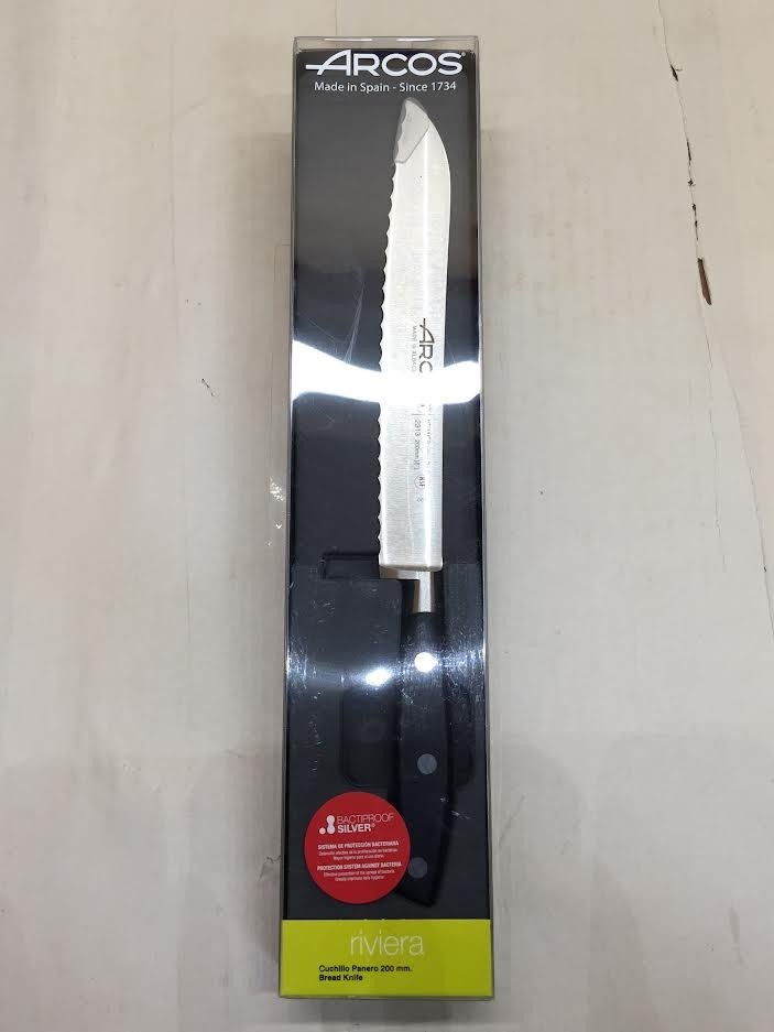 Arcos Bread Knife 8 Inch Nitrum Stainless Steel and 200 mm blade
