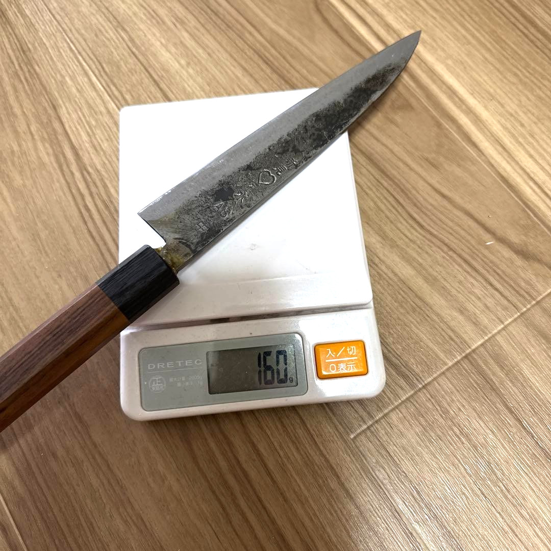 Takeda Hamono Gyuto Knife 195mm Kurouchi Blue Steel Super Niimi Shosui