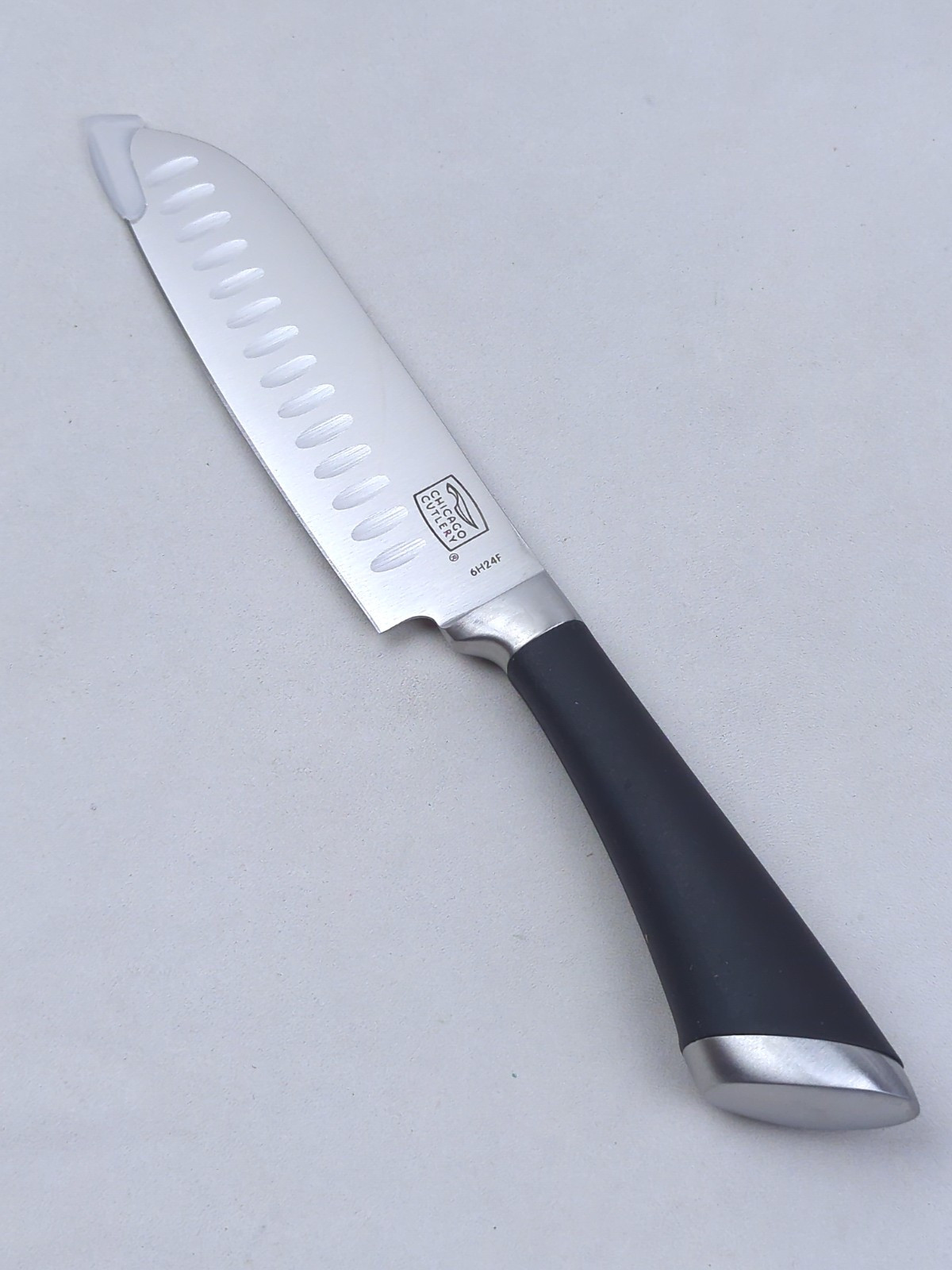 Chicago Cutlery FUSION 5″ SANTOKU Knife, STAINLESS Steel Blade, BLACK Handle